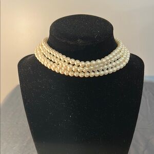 Artificial Pearl Choker